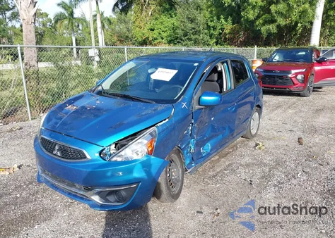 2020 Mitsubishi Mirage Es z USA, uszkodzony, nr VIN ML32A3HJ3LH004573